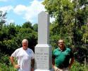 Along side with Todd Willis, Owner and Operator of Parmer Monument, and David Satterwhite, City of LaGrange Cemetery Division 