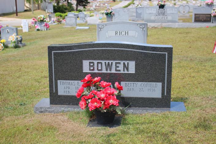 Something different, a black granite memorial to remember your loved one.