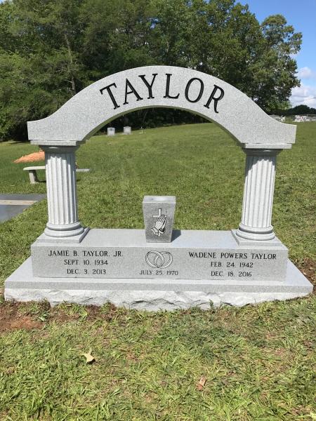 Taylor Column Headstone